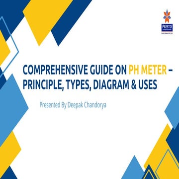 Comprehensive Guide on pH Meter – Principle, Types, Diagram & Uses