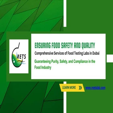 Laboratory Food testing | PPTX