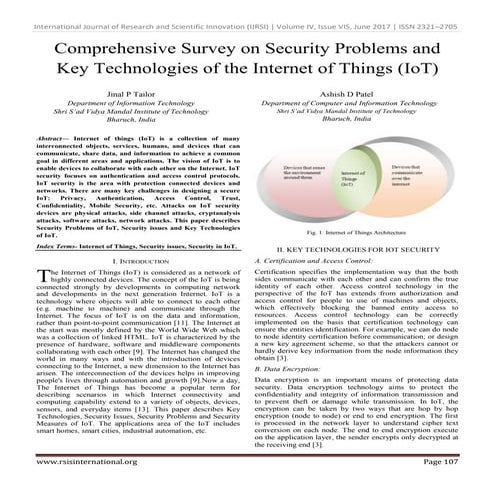 Comprehensive survey on security problems and key technologies of the interne...