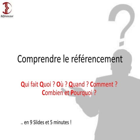 Comprendre le référencement