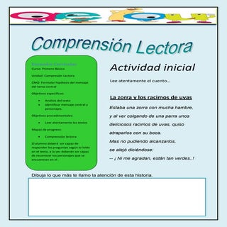 Comprensión lectora