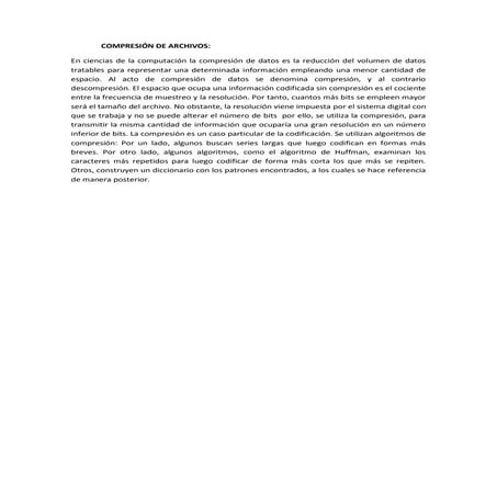 Compresión de archivos