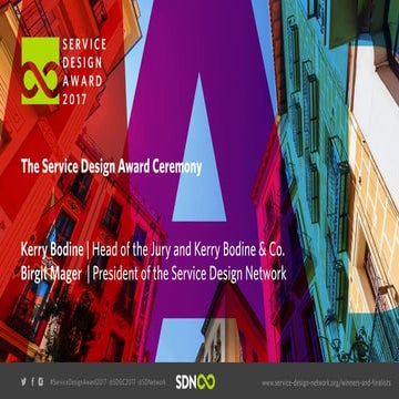 Service Design Award 2017 – Shortlist & winners | PDF