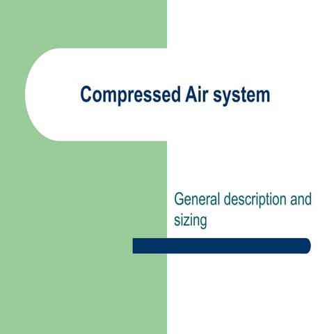 Compressed Air System | PDF
