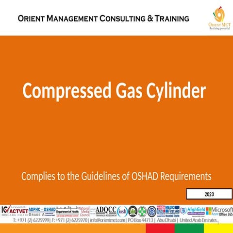 Compressed gas cylinder New presentation