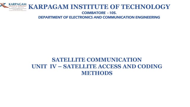 Compression and Coding schemes Sat Communication