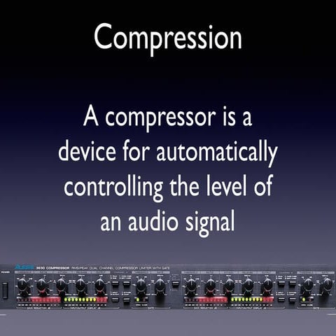 Compression basics
