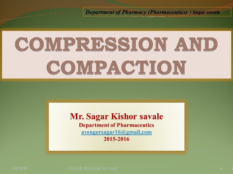 Compression and compaction