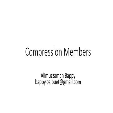 Compression member