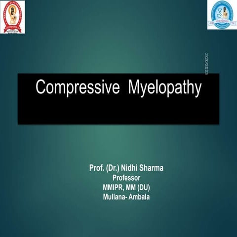 Compressive Myelopathy.pptx