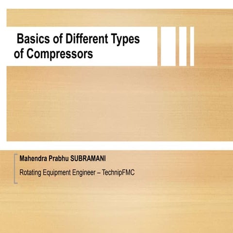 Basics of Different Types of Compressors