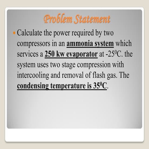 Compressor Selection in Refrigeration Systems (Example)