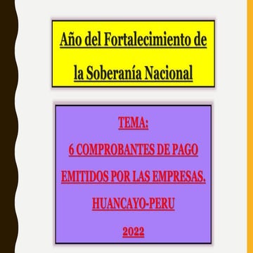 PPT. DE COMPROBANTES DE PAGO.