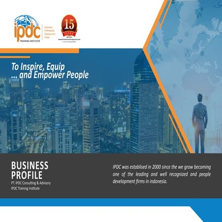 IPDC Training Institute Company Profile 2018