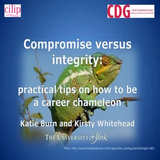 Compromise versus integrity: practi...
