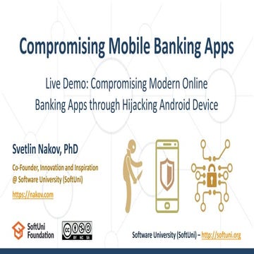 Compromising Mobile Banking Apps (Nakov @ DigiPay 2020)