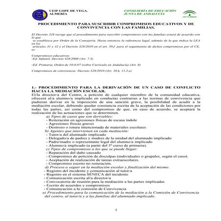 Compromisos educativos