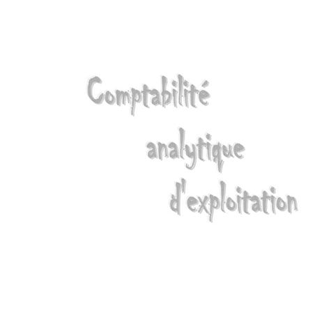 Compta analyt cours exercices