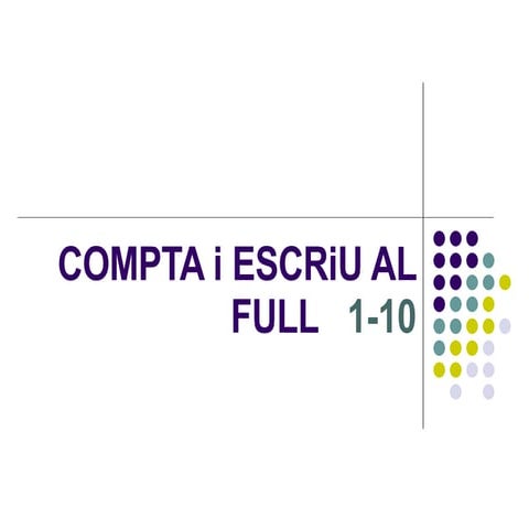 Compta I Escriu Al Full 1 10