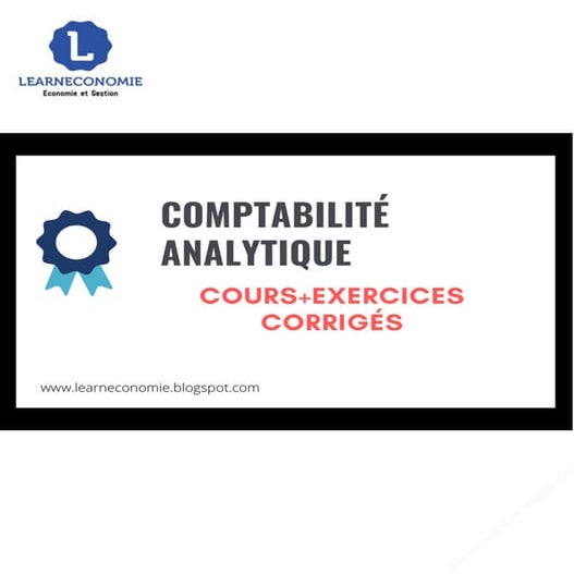 Comptabilité analytique cours et exercices corrigés 