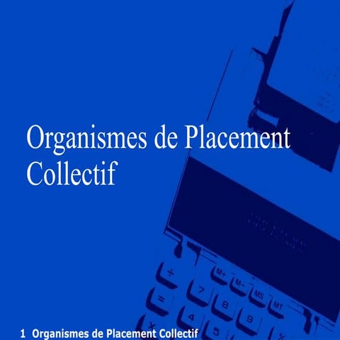 COMPTA OPC COURS ET OPCVM ET VALEUR NET COMPTABLE.pptx