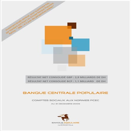 Comptes Sociaux Bcp Aux Normes Pcec | PDF