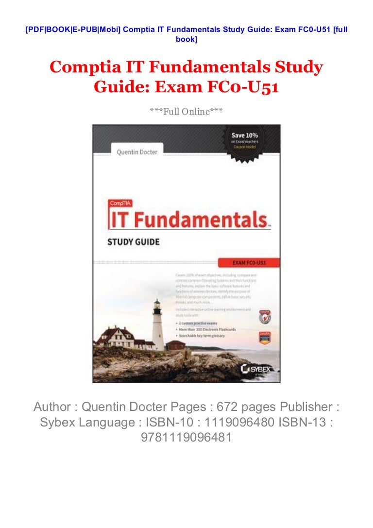 Comptia It Fundamentals Study Guide