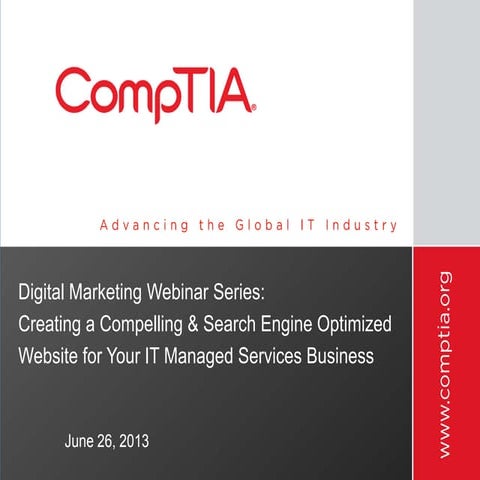 Digital Marketing Series: Creating a Compelling & Search Engine Optimized Web...