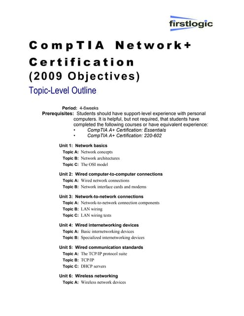 CompTIA Network+ Lesson | PPT