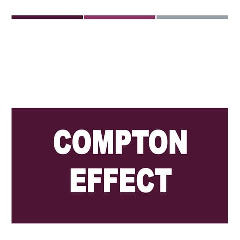 Compton effect