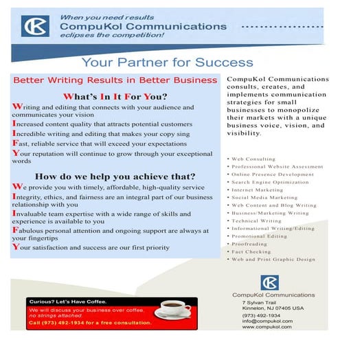 CompuKol Communications Flyer 7