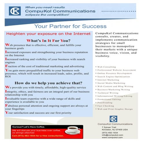 CompuKol Communications Flyer 8