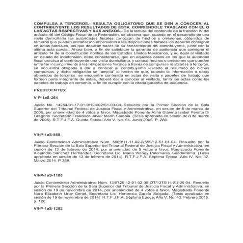 Compulsa a terceros | PDF