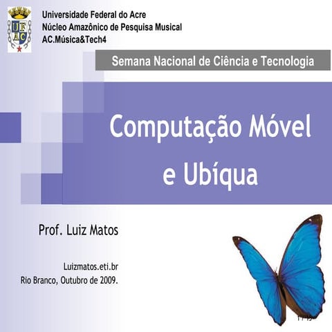 Computacao Movel Ubiqua
