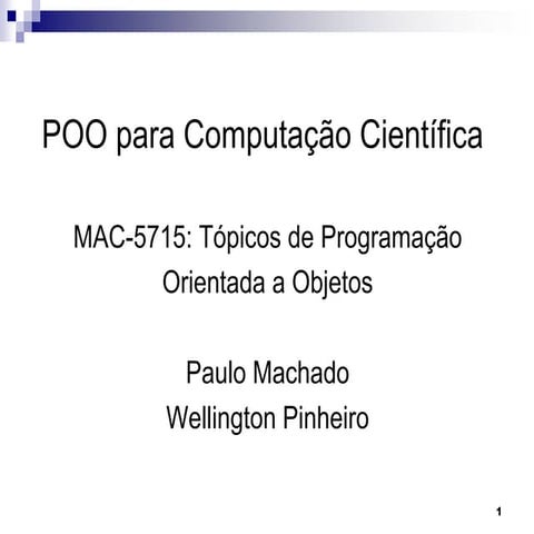 Computacao cientifica