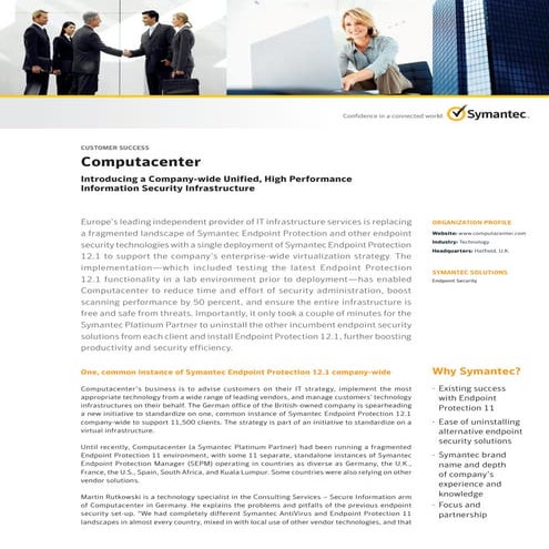 Computacenter success story