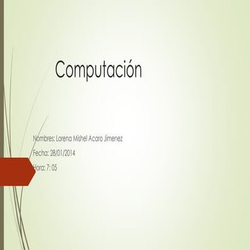 Computación
