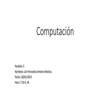 Computación