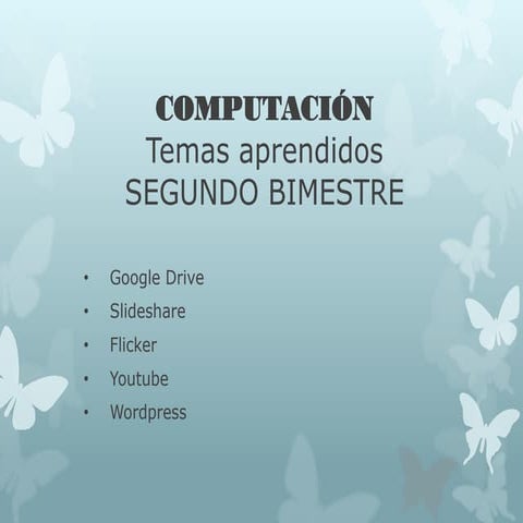 Computación. 