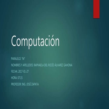 Computación