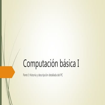 Computación básica I