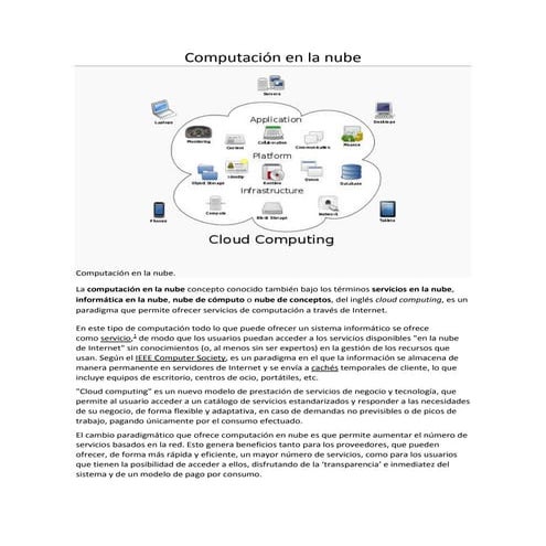 informática en la nube