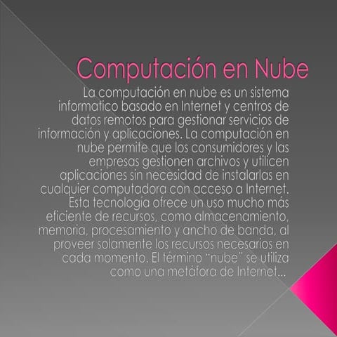 computacion en nube