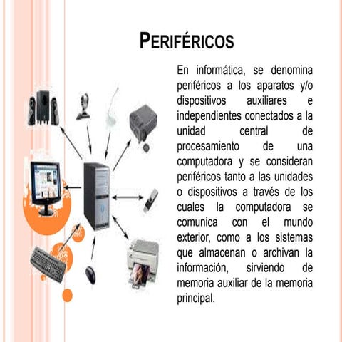 Presentación powerpoint sobre los perifericos (Ivan y Enrique) | PPTX