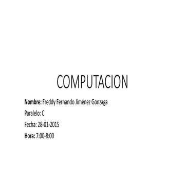 Computacion