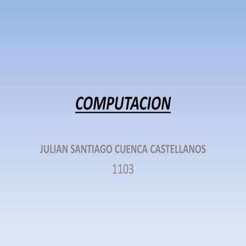 Computacion