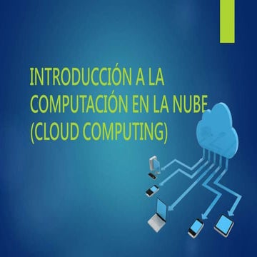 La nube en el Universo Internet y cloud computing | PDF