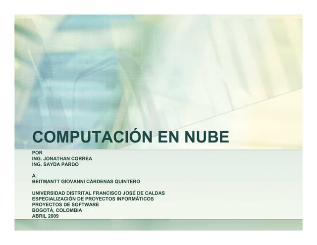 Computacion En Nube