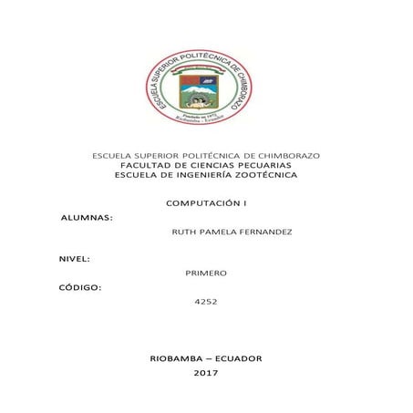 Computacion excel 2013