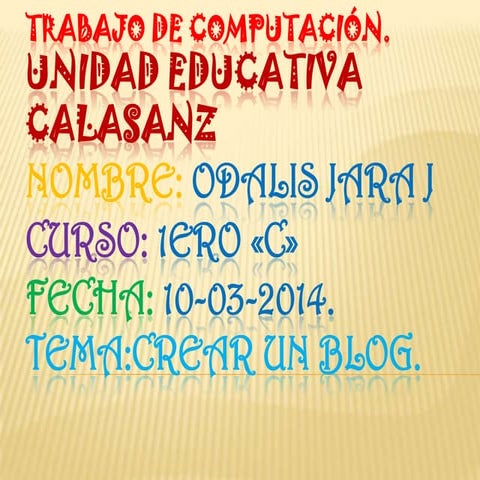 trabajo de computacion
